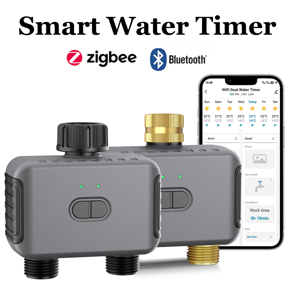 Tuya Zigbee Garden Irrigation Controller - Tuya Smart Water Timer Zigbee/BT Automatic
