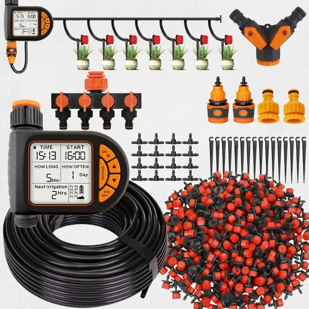 Rain Sensor For Irrigation Timer - IPX5 Waterproof LCD Automatic Watering Controller
