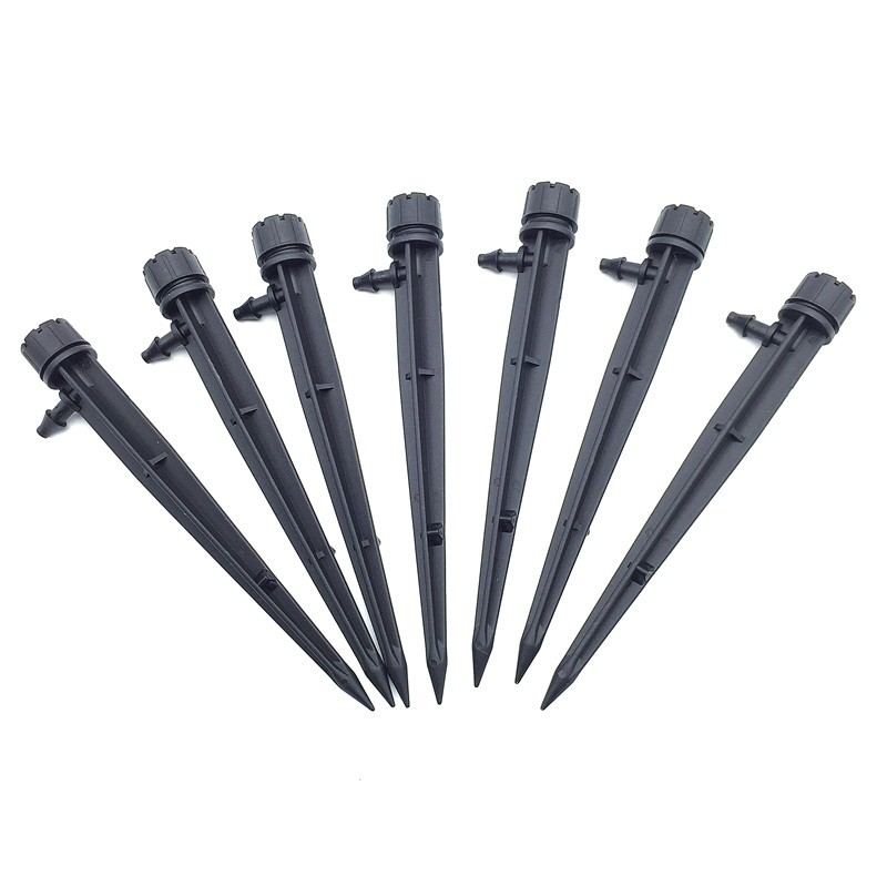 6PCS Black Adjustable Irrigati - Drip Emitters Adjustable 360 Micro review and price