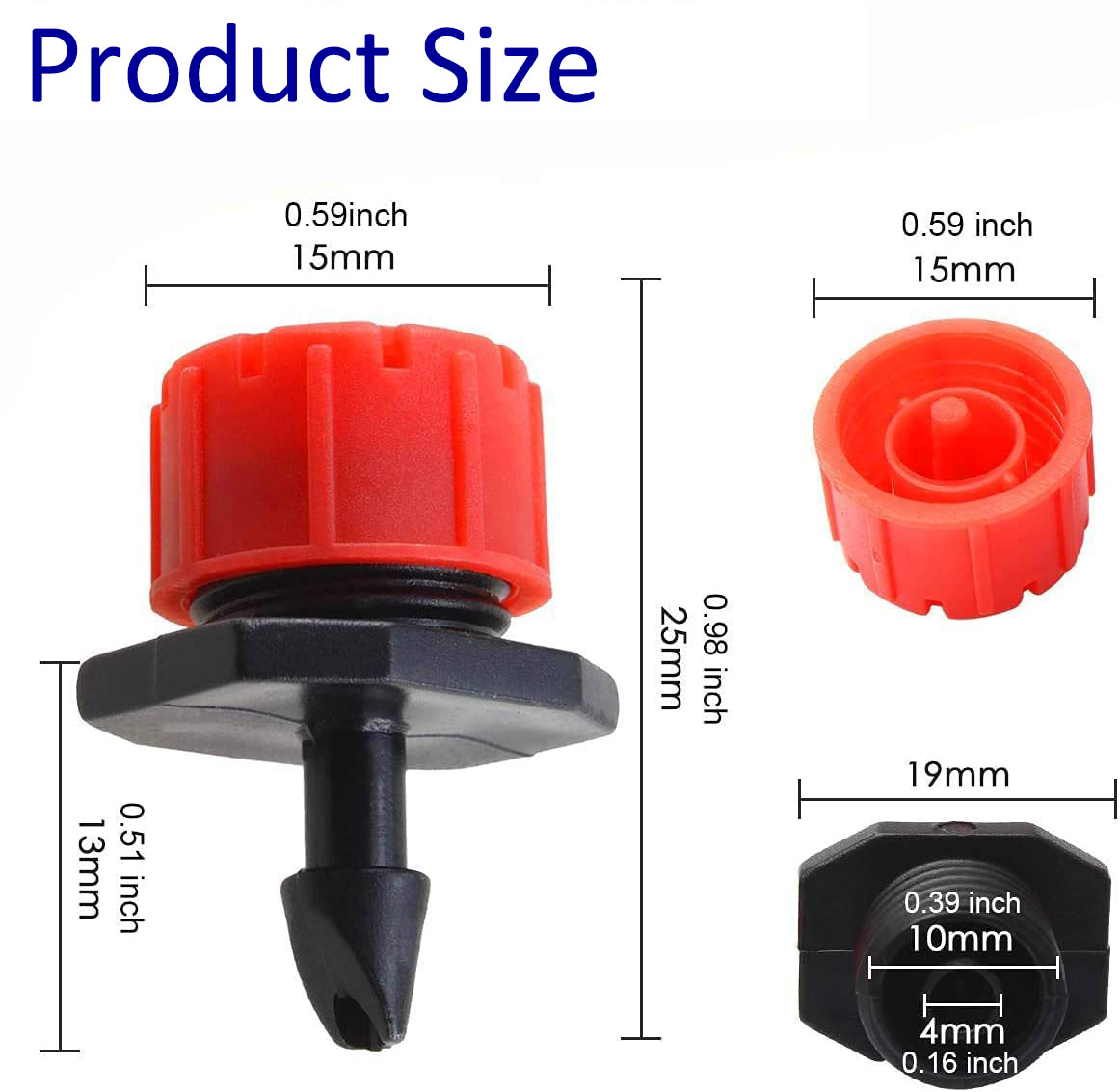Adjustable Irrigation Drippers - Drip Emitters Adjustable 360 Micro review and price