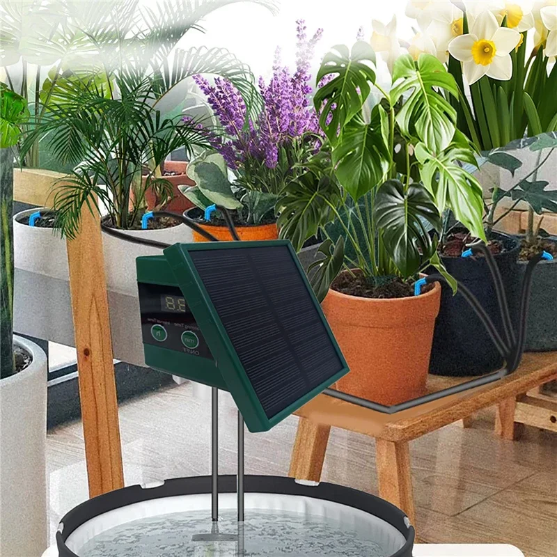 Solar Irrigation System Timed  - Solar Drip Irrigation Kit Garden review and price