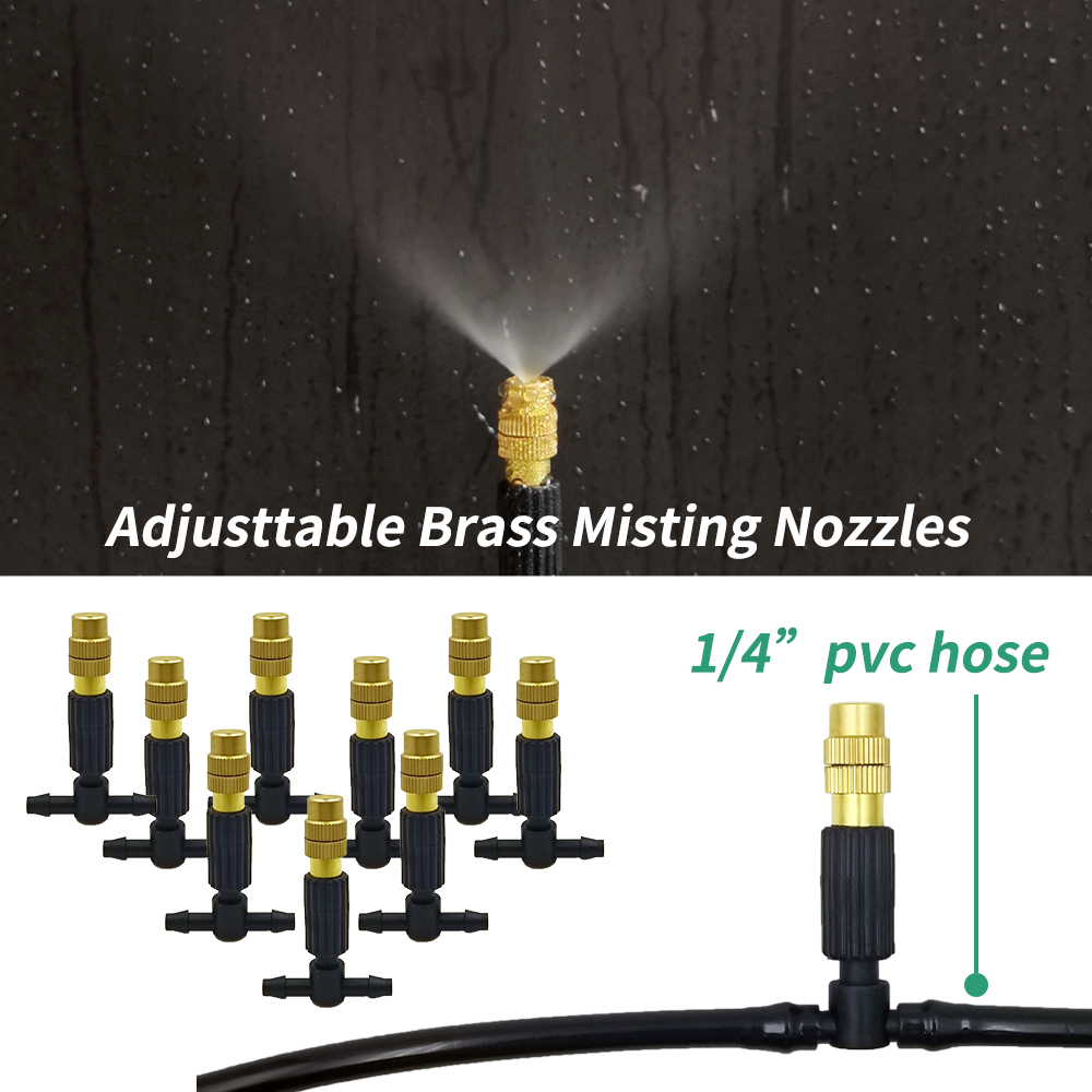 5M-30M Outdoor Misting Cooling - Mist Cooling System Outdoor Patio 15M review and price