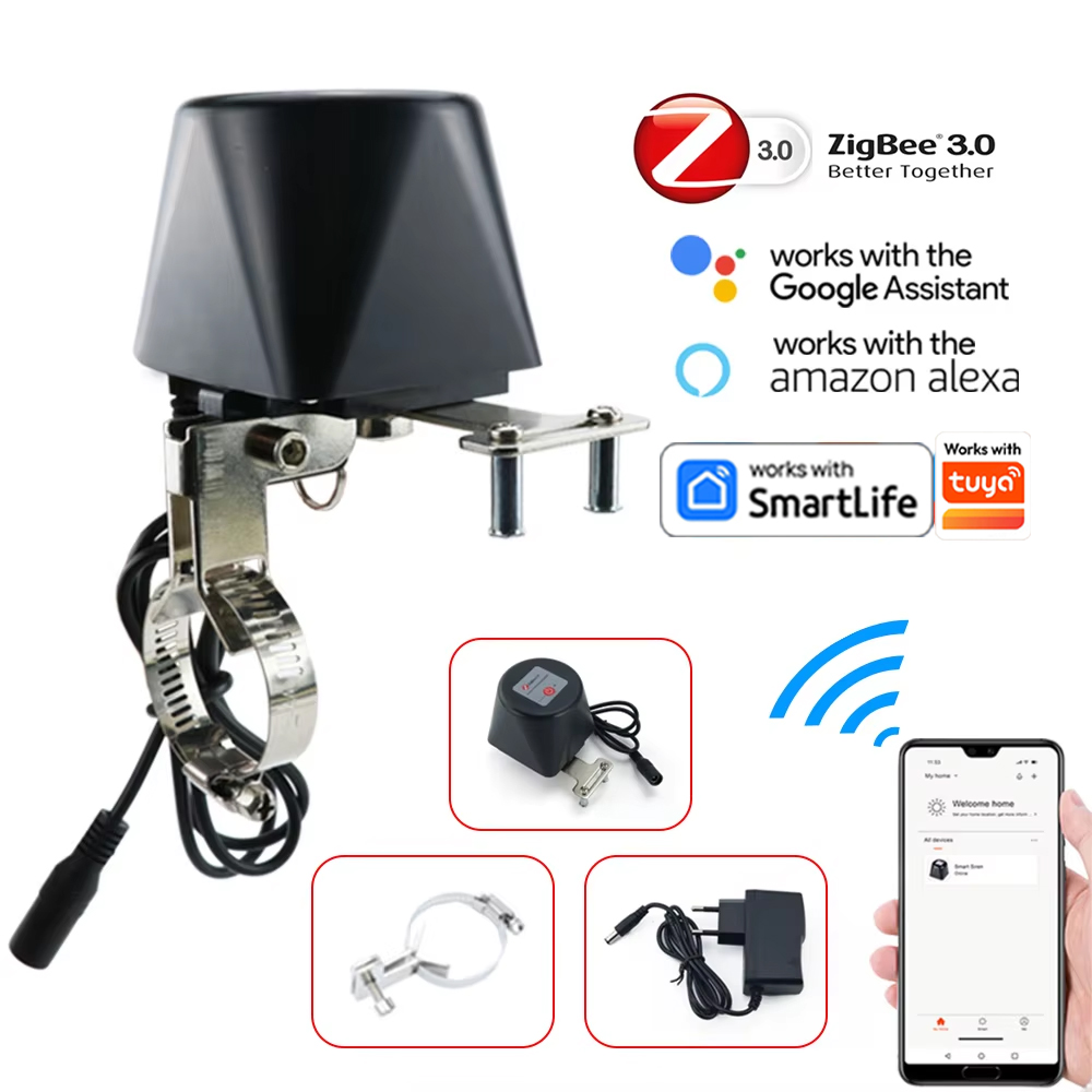 Zigbee Smart Gas Valve WIFI Ga - Tuya Zigbee Garden Irrigation Controller review and price