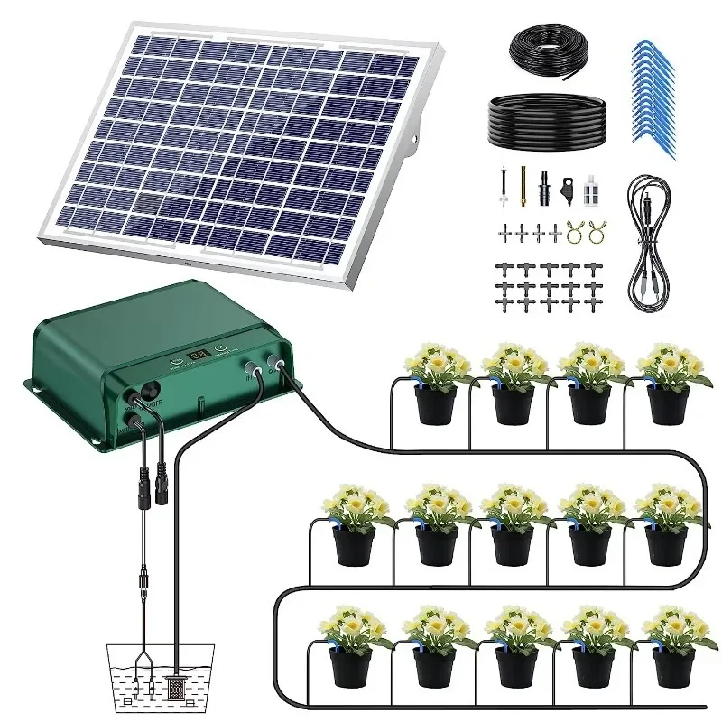 Solar hydroponic irrigation ki - Solar Drip Irrigation Kit Garden review and price