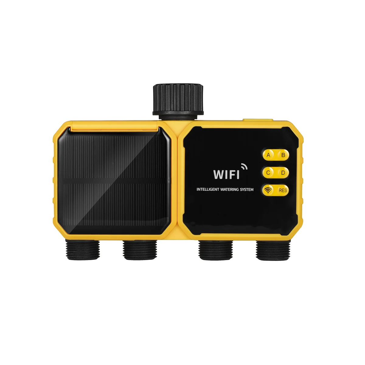 Household 4-Way WIFI  Solar Au - Rain Sensor For Irrigation Timer review and price