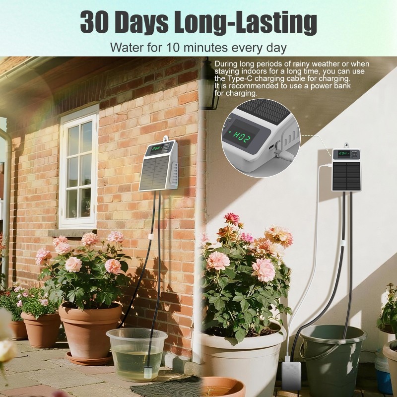 HOT-Smart Watering System Sola - Solar Drip Irrigation Kit Garden review and price