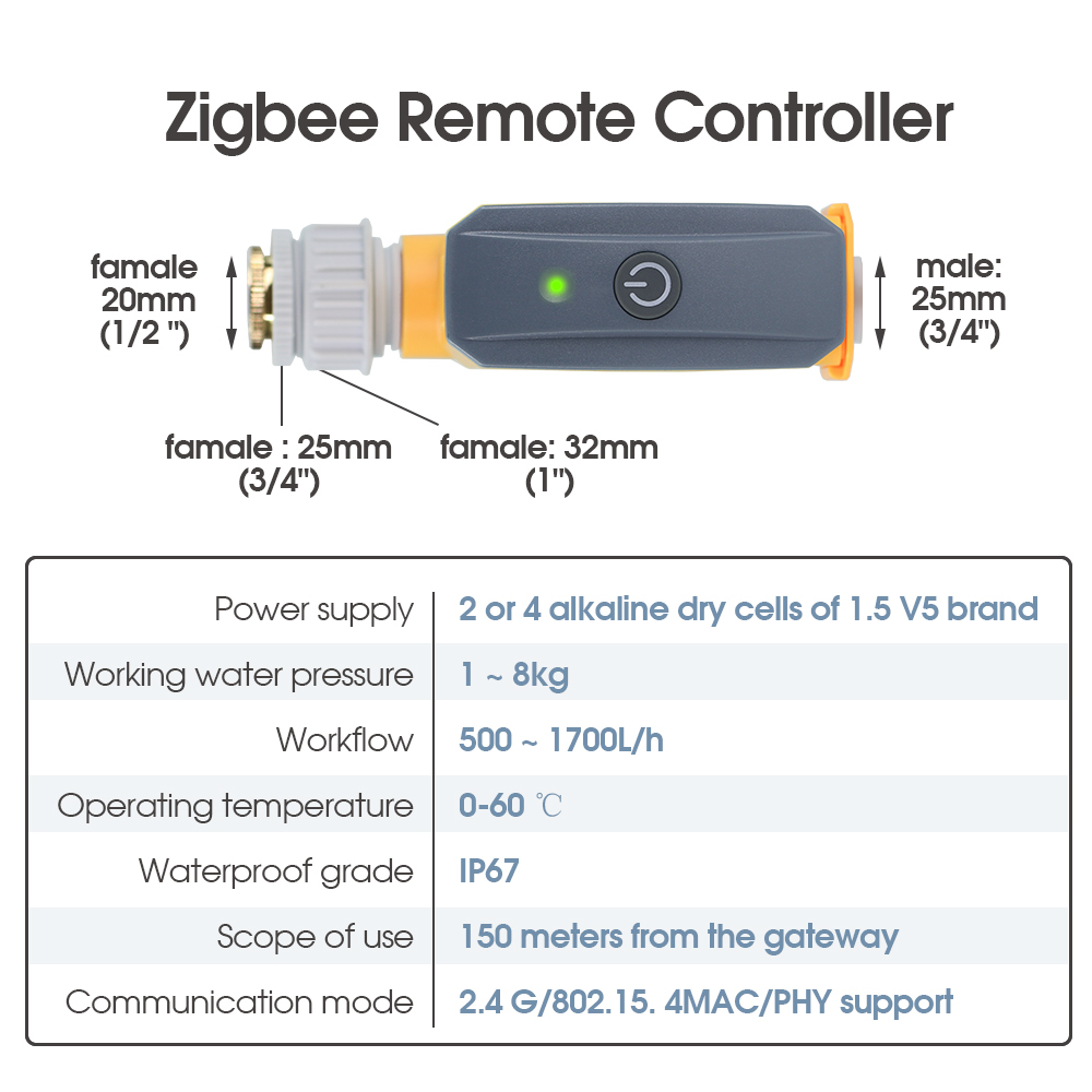 ZigBee WiFi Sprinkler Water Ti - Tuya Zigbee Garden Irrigation Controller review and price