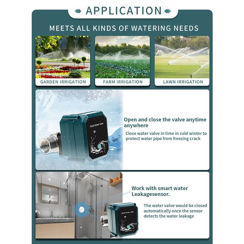 A36T-2X Tuya Smart Zigbee Elec - Tuya Zigbee Garden Irrigation Controller review and price