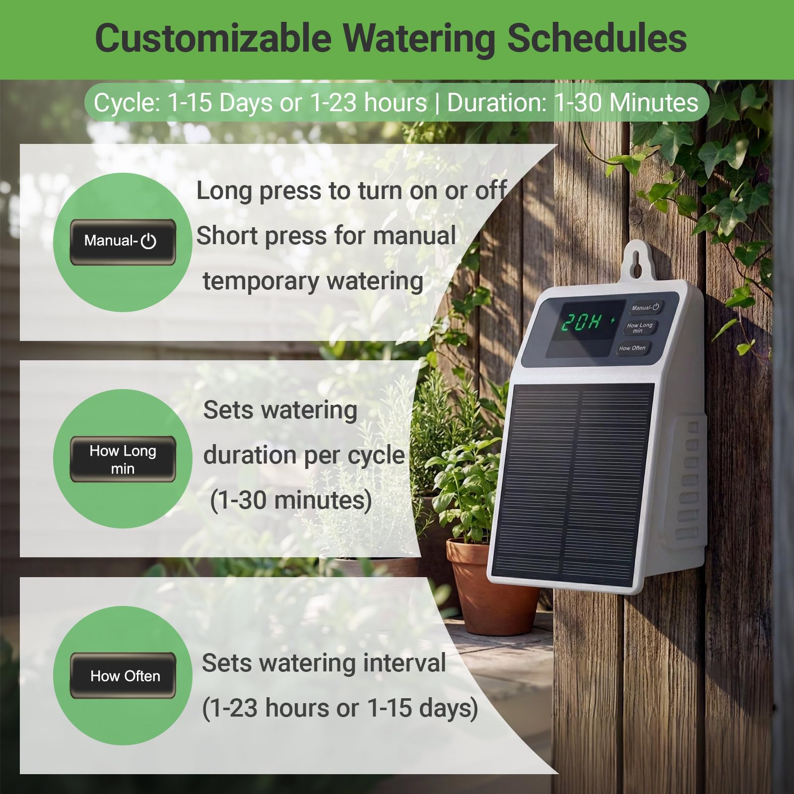 Upgraded Solar Drip Irrigation - Drip Irrigation System Automatic Kit review and price