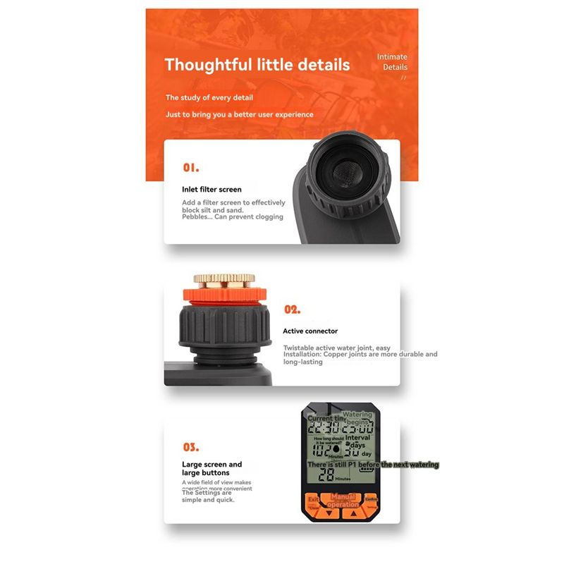 ABJI-Atomizer Nozzles 4/7Mm 1/ - Mist Cooling System Outdoor Patio 15M review and price