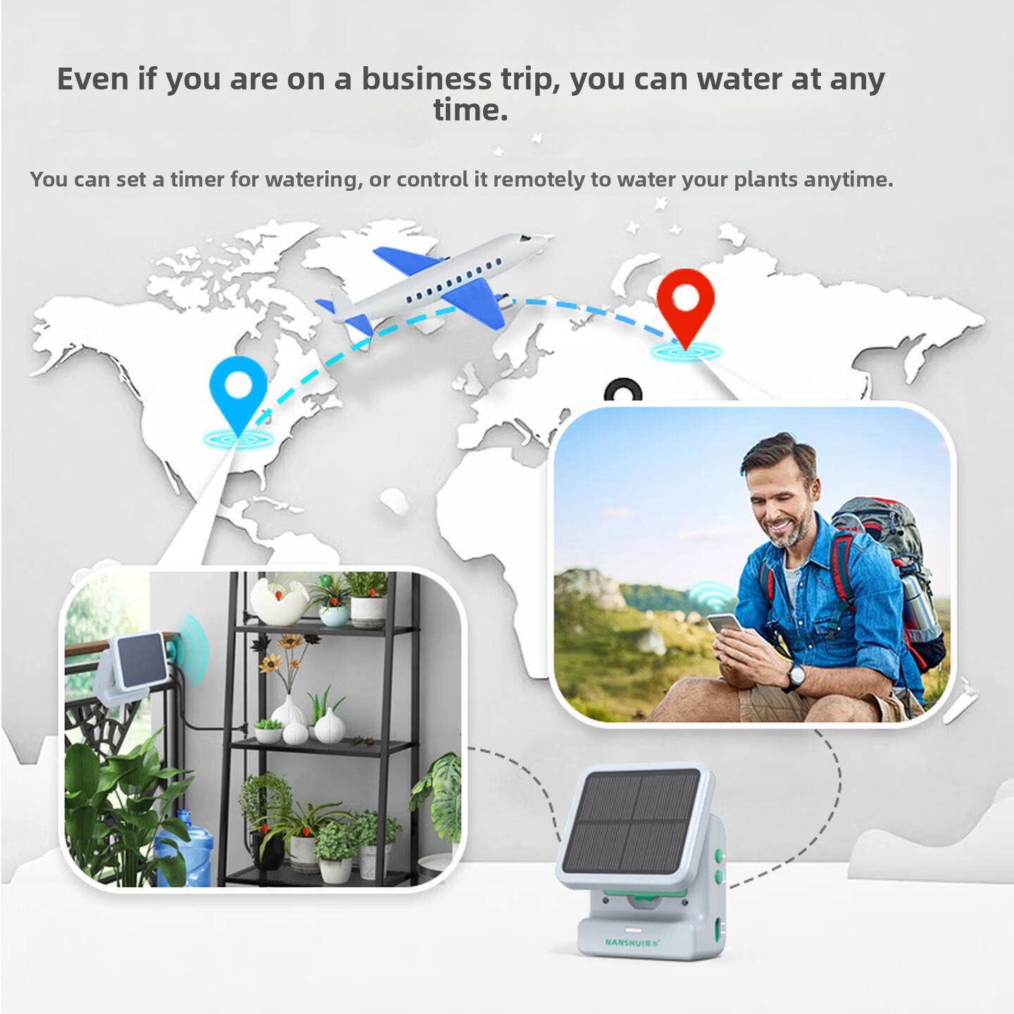 Solar WiFi Automatic Irrigatio - Drip Irrigation System Automatic Kit review and price