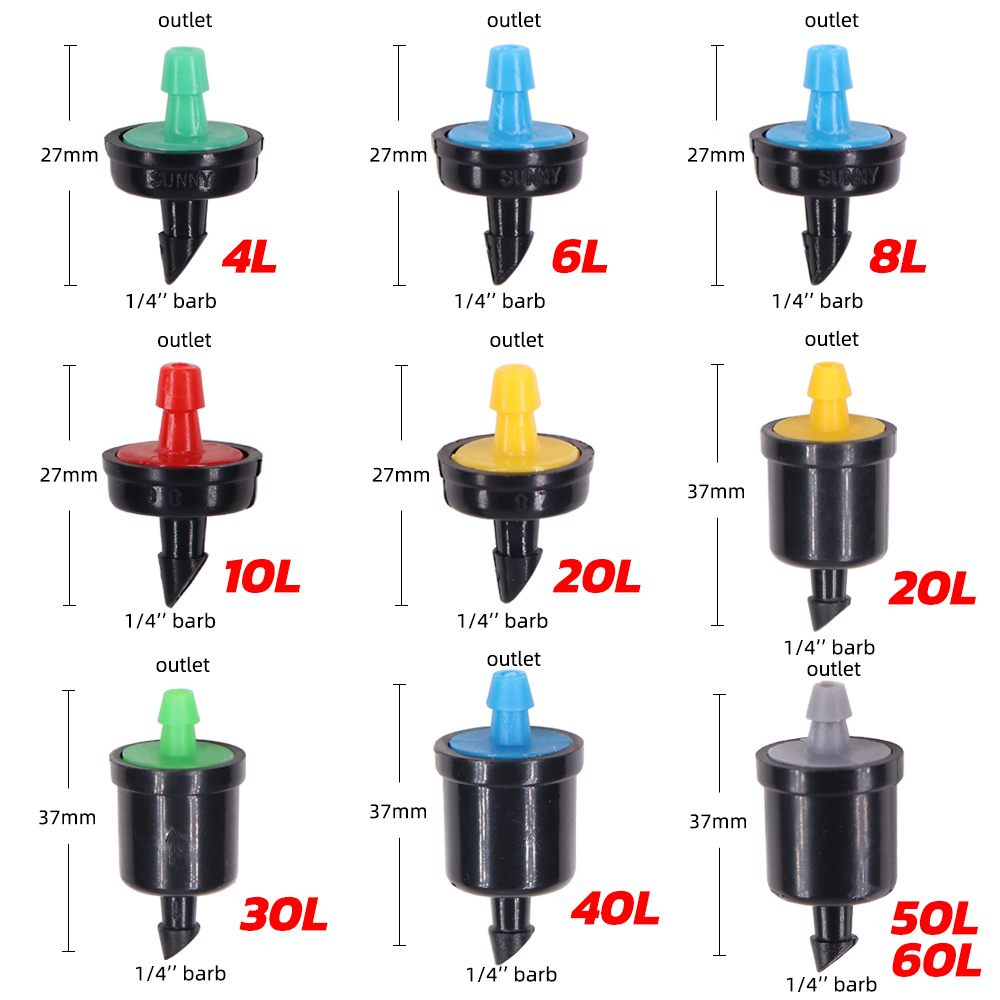 10-15PCS Greenhouse Watering M - Drip Emitters Adjustable 360 Micro review and price