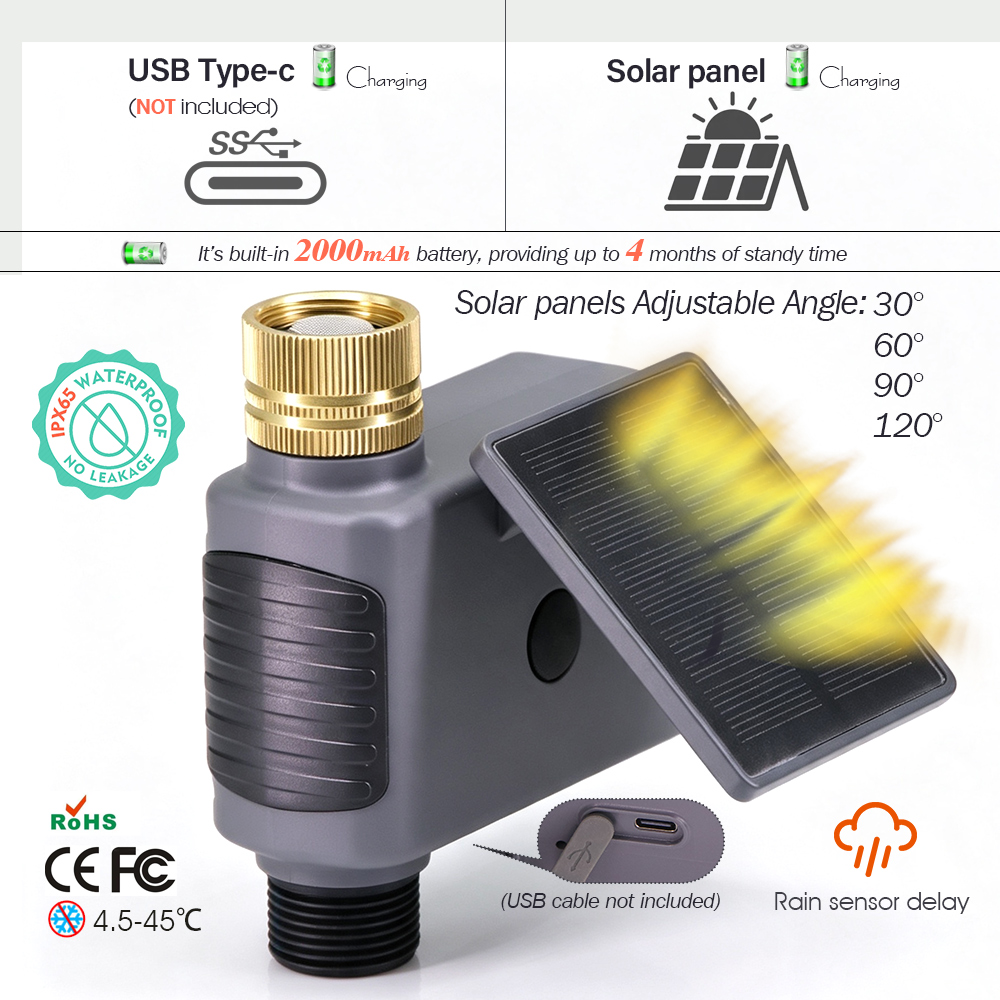 Smart App Remote Drip Irrigati - Solar Drip Irrigation Kit Garden review and price