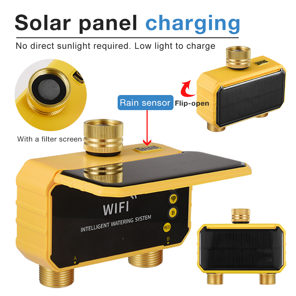 Solar Irrigation Watering Syst - Wifi Water Timer Hose Faucet Smart review and price