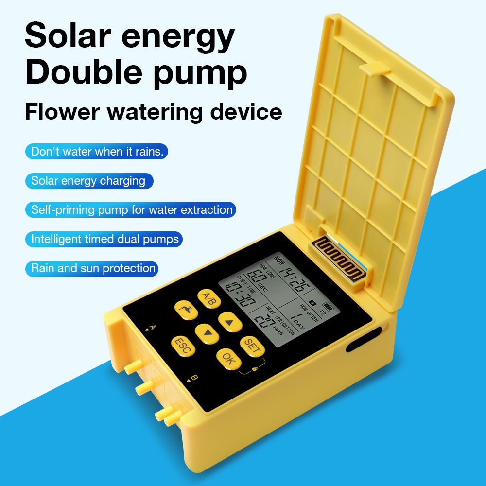 Wholesale New Solar Dual Pump  - Rain Sensor For Irrigation Timer review and price
