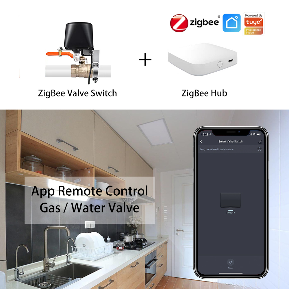 ZigBee Water/Gas Valve Remote  - Tuya Zigbee Garden Irrigation Controller review and price