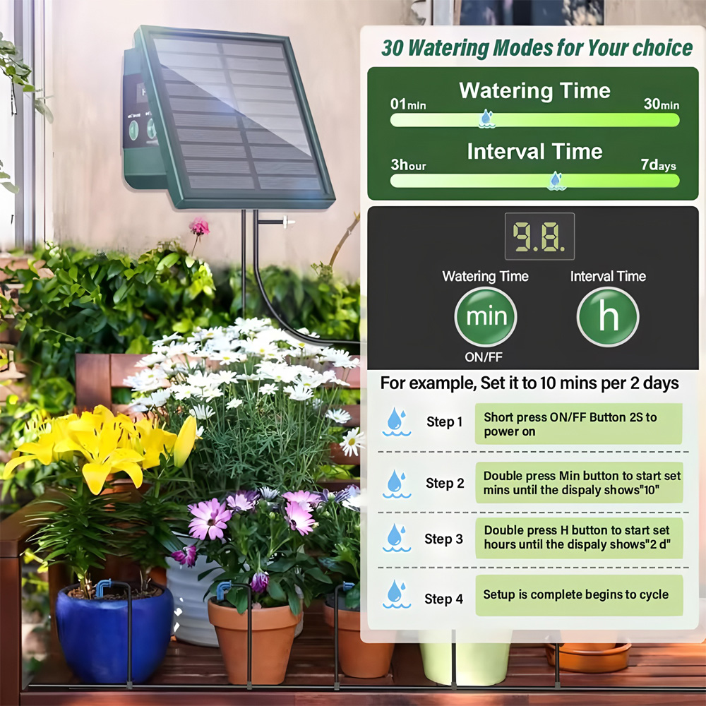 1pc DIY Solar-Powered Automati - Rain Sensor For Irrigation Timer review and price