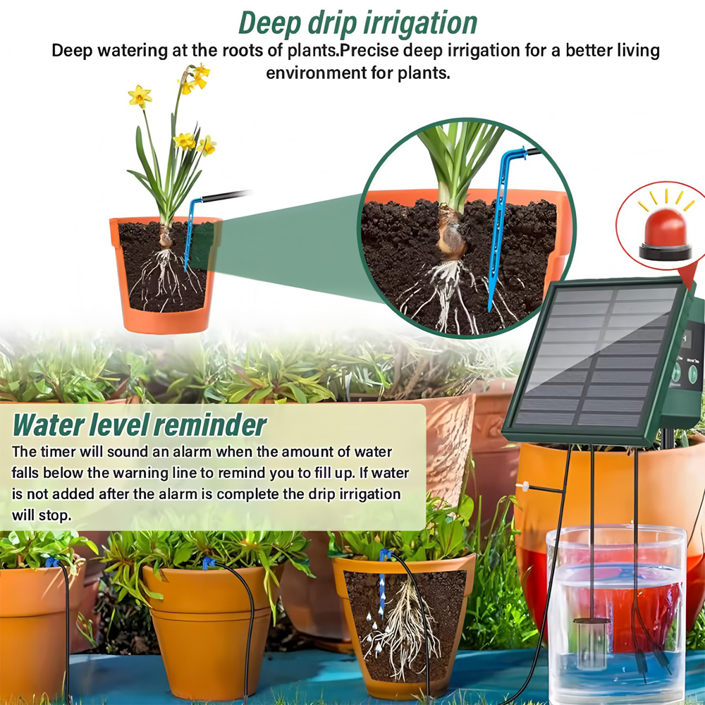 1pc DIY Solar-Powered Automati - Rain Sensor For Irrigation Timer review and price