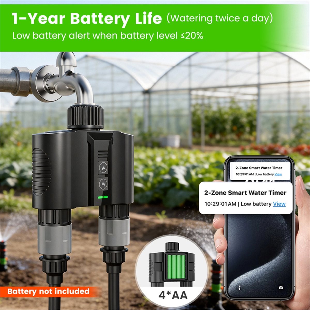 Y17A 1 Set WiFi Water Timer fo - Wifi Water Timer Hose Faucet Smart review and price