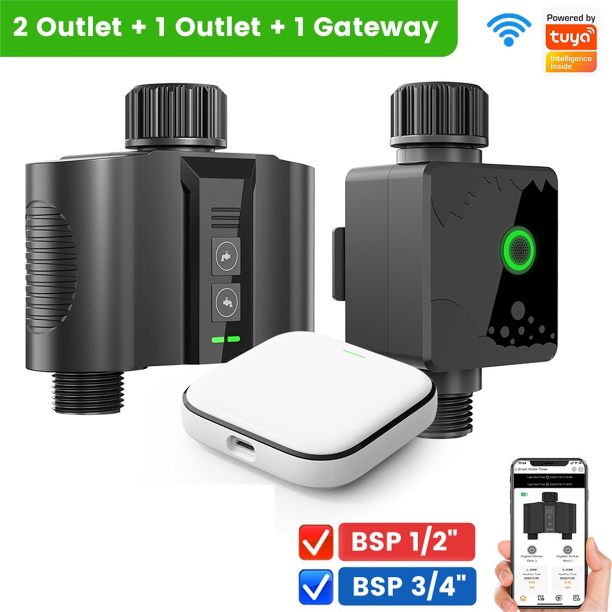 Y17A 1 Set WiFi Water Timer fo - Wifi Water Timer Hose Faucet Smart review and price