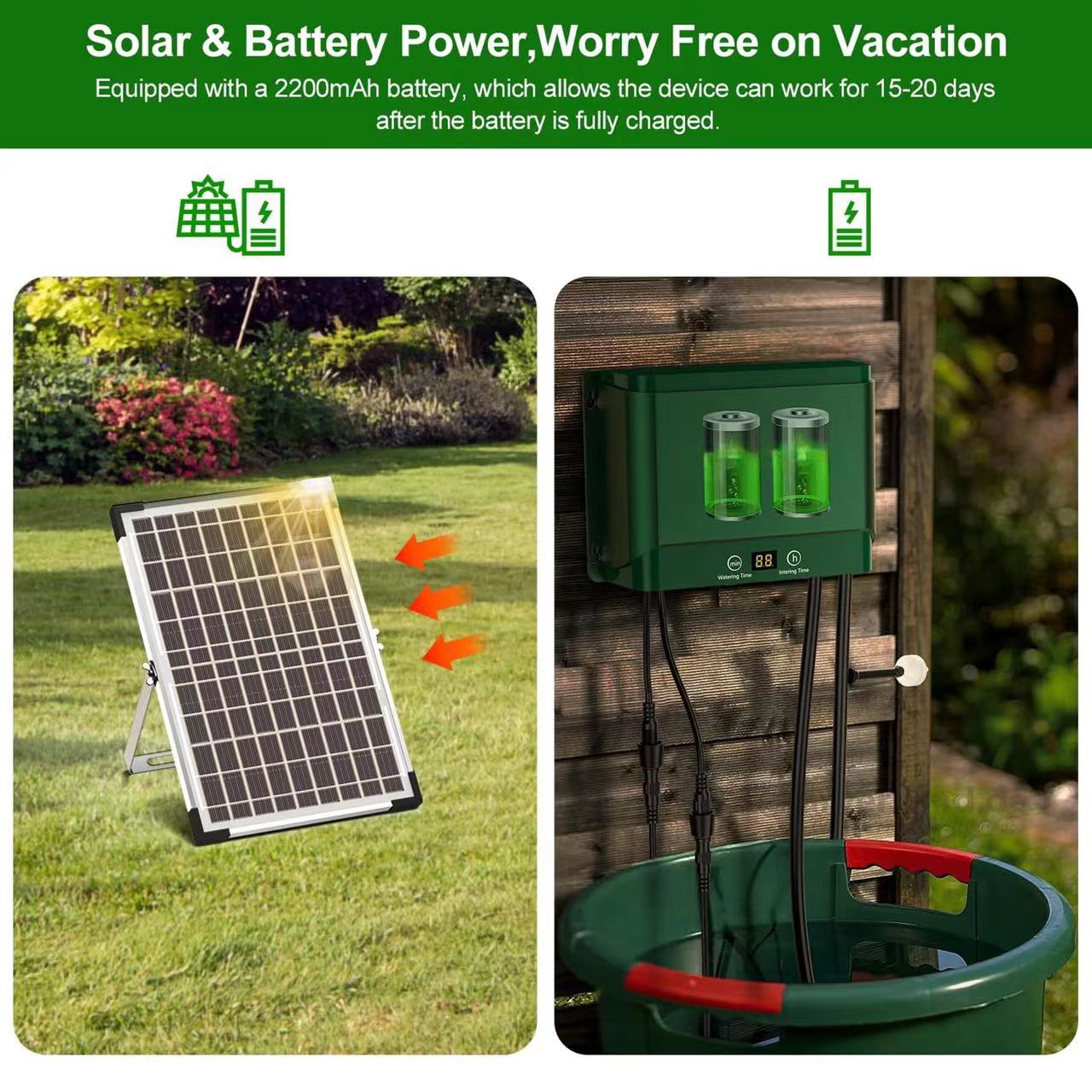 Hot Product Solar Garden Autom - Solar Drip Irrigation Kit Garden review and price