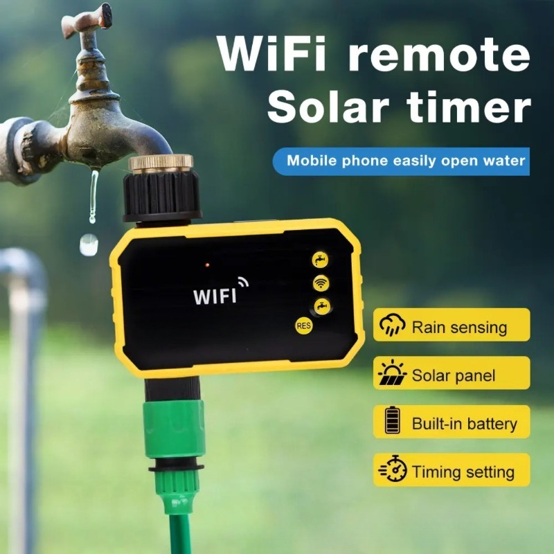 Solar WiFi Irrigation Timer Wi - Rain Sensor For Irrigation Timer review and price