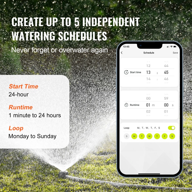 WiFi Sprinkler Timer Single/ T - Wifi Water Timer Hose Faucet Smart review and price