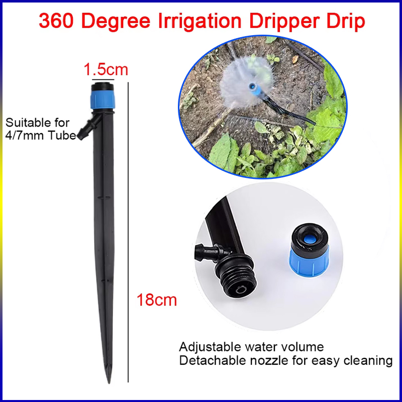 ZK 20/50pcs Adjustable 360° Dr - Drip Emitters Adjustable 360 Micro review and price
