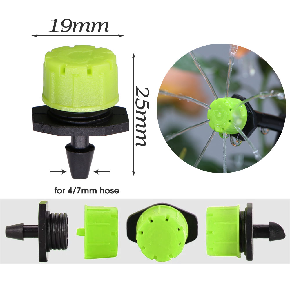 30-1000PCS 0-70L/H 8-Hole Adju - Drip Emitters Adjustable 360 Micro review and price