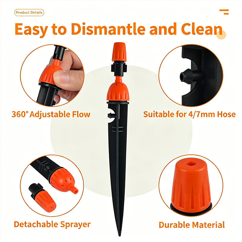 360° Adjustable 2-in-1 Drip Sp - Drip Emitters Adjustable 360 Micro review and price